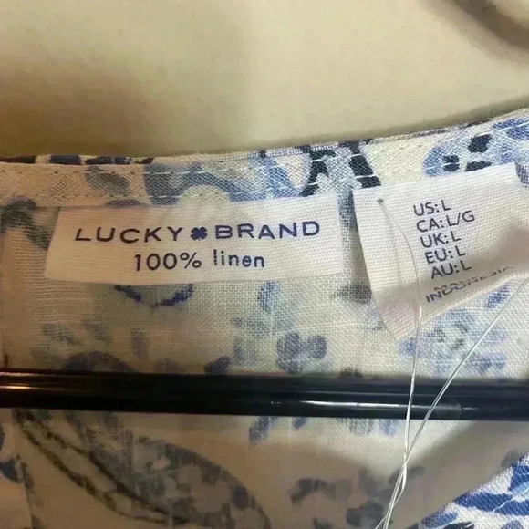 NWT Lucky Brand Linen Dress from TJ Maxx size L - Picture 4 of 5